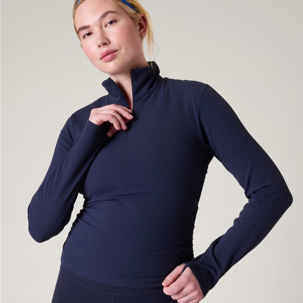 Athleta transcend half zip